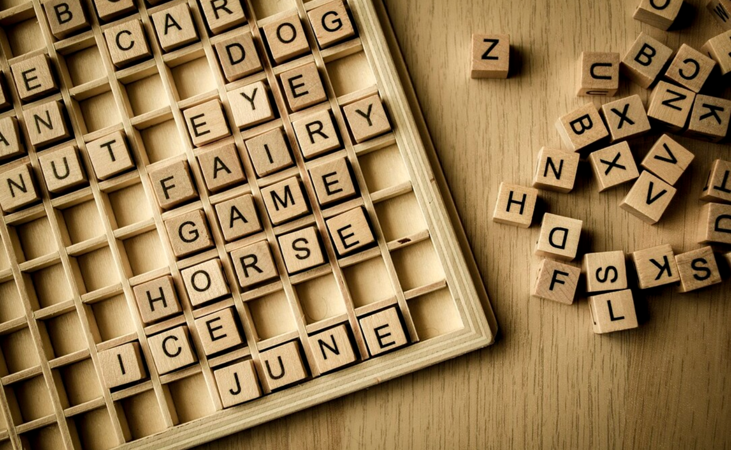 scrabble tiles